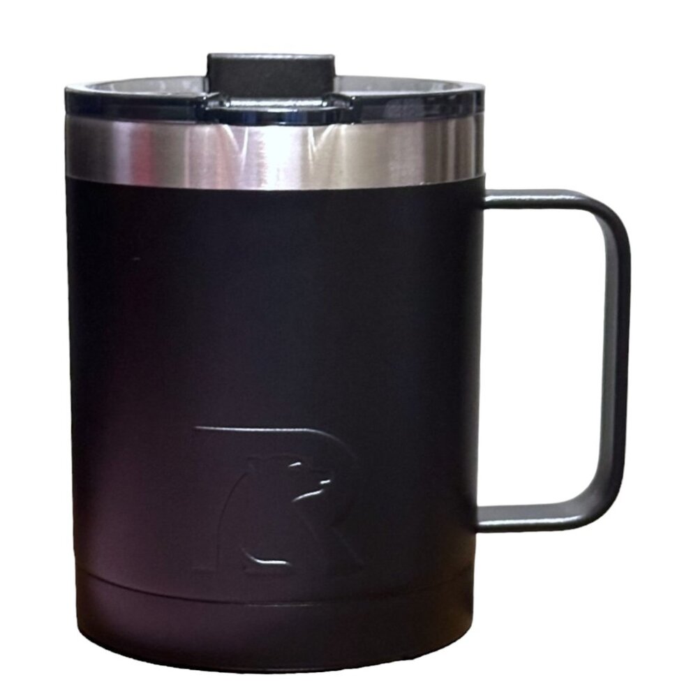 RTIC 12oz TRAVEL COFFEE MUG - BLACK.